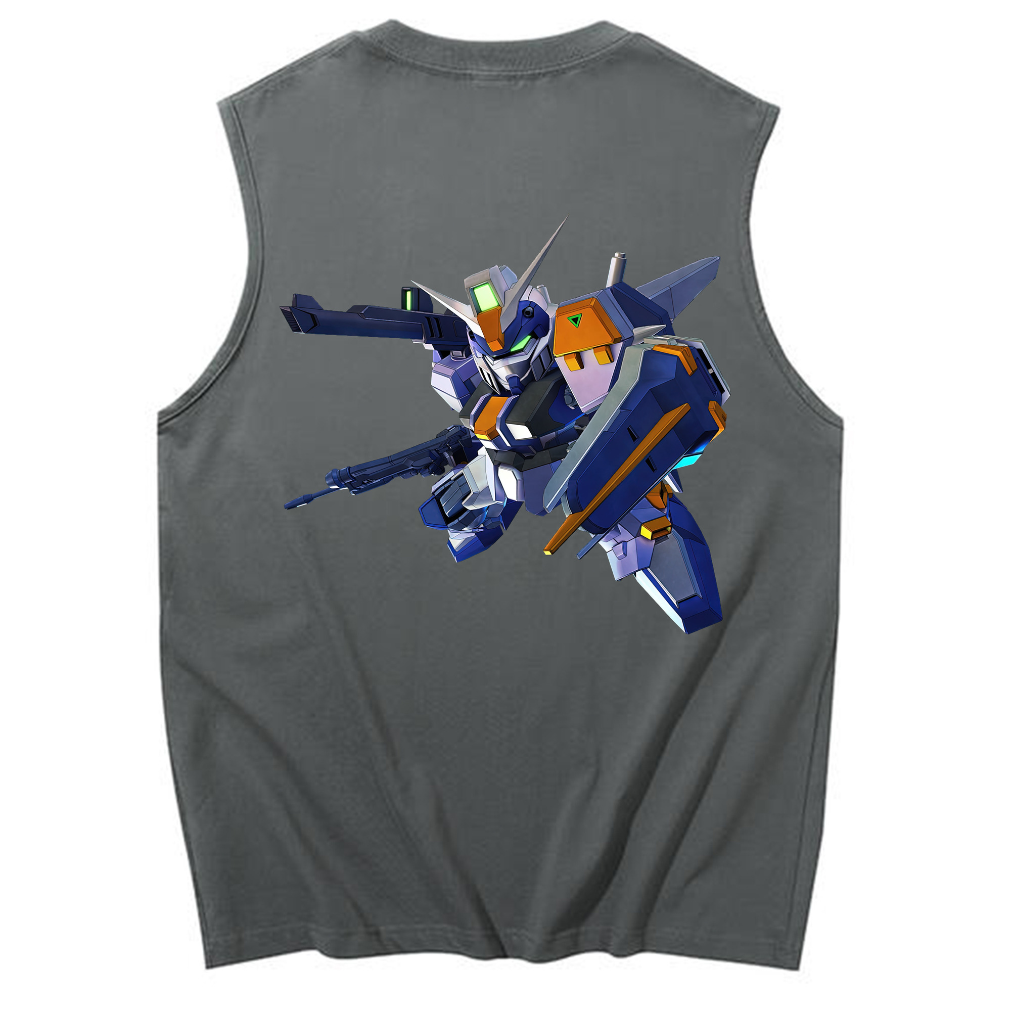 （画像用） 機動戦士ガンダム Mobile Suit Gundam コットン100％タンクトップ（背面プリント）